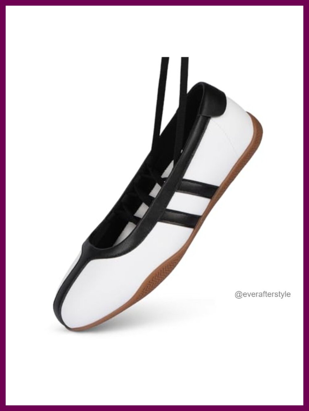 Women's Lace-Up Mary Jane Fashion Sneakers Ballet Flats Comfortable Footwear